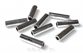 Rurki dystansowe proste powlekane akrylowe 10szt.-CH076