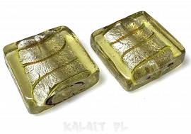 Weneckie zebry - kwadrat 2cm - SW145