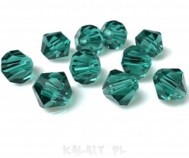 Koraliki ciosane szklane 0,8cm 4szt.-KS025