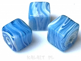 Weneckie malowane - kostki - 1cm - 1szt. - SW228