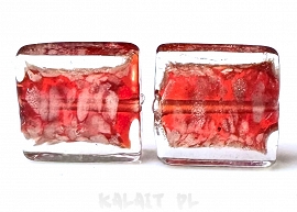 Weneckie kwadraty gold - 2cm - SW443