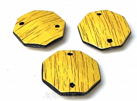 Imitacja drewna - żółte - 5szt. - PLA90 