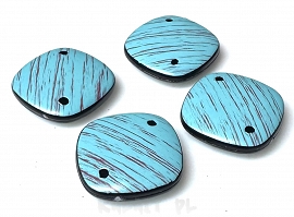 Imitacja drewna - niebieskie - 5szt. - PLA113 