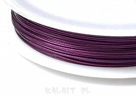Linka stalowa fioletowa 0,45mm 6m - LSP12
