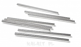 Rurki dystansowe proste cienkie 2,5cm 10szt.-CH207