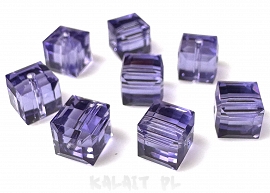 Zirconia AAA+ kostka -0,6x0,6cm amethyst - SRY7
