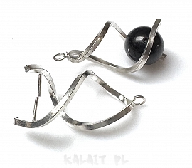 Baza kolczyka zawieszka 3,8cm 1szt.-CH564