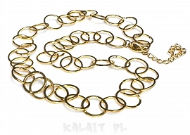 Łańcuszek gotowy z zapięciem 60-65cm - PZ57