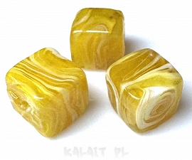 Weneckie malowane - kostki 1,2cm - 1szt. - SW283