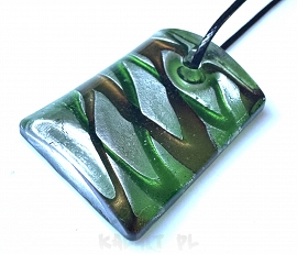 Szkło weneckie - wisior 3x4,5cm - SW9