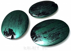 Akrylowe mazane koraliki elipsy 4,2cm 1szt.-AK67