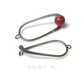 Baza kolczyka zawieszka 4,0cm para -CH770 