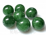 Jadeit zielony kule 0,6cm 2szt.- K360