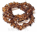 Sieczka szklana brąz sznur 42cm - KS358-H