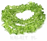 Sieczka szklana zielona sznur 42cm - KS357-H