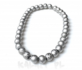 SPECTRA krótki sznur srebrne - 6mm - KS461