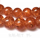 Sznur crackle kule 1,2cm 37szt.-KS591