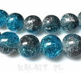 Sznur crackle kule 1,2cm 37szt.-KS708 