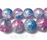 Sznur crackle kule 1,2cm 37szt.-KS264