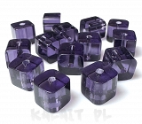 Sznur kostki szklane 0,8cm 40szt. - KS664-H