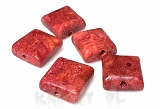 Koral naturalny poduszka 1,0cm 2szt. -K45