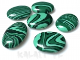 Malachit imitacja - elipsa 1,6cm - K690