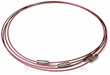Obroża choker śliwkowa 46cm - OB18