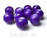 Marmur imitacja fioletowy kule 1,0cm 10szt MI14