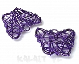 Ozdoba pleciona zawieszka motyl 2.2cm-CH435