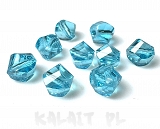 Koraliki ciosane szklane 0,8cm 4szt.-KS35