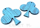 Imitacja drewna - niebieskie - 2szt. - PLA59 