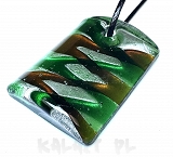 Szkło weneckie - wisior 3x4,5cm - SW477