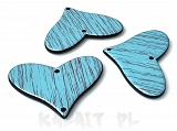 Imitacja drewna - niebieskie - 2szt. - PLA109 