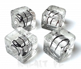 Weneckie zebry - kostki 1cm - 1szt. - SW393