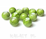 Marmur imitacja zielony jasny kule 0,6cm 20szt MI09