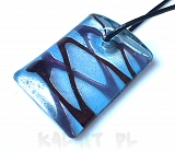 Szkło weneckie - wisior 3x4,5cm - SW33