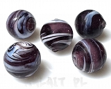 Weneckie malowane - kulki 1cm - 1szt. - SW364