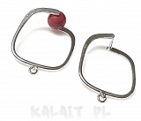 Baza kolczyka zawieszka 3,1cm para-CH357
