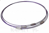 Obroża choker fioletowa 46cm - OB05