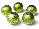SPECTRA kule zielone 14mm 6szt. - KS8