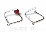 Baza kolczyka zawieszka 3,1cm para -CH358