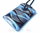 Szkło weneckie - wisior 3x4,5cm - SW18