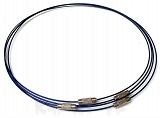 Obroża choker granatowa 46cm - OB17