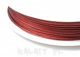 Linka stalowa czerwona 0,45mm 6m - LSP19
