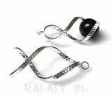 Baza kolczyka zawieszka 4cm 1szt. -CH553