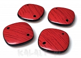 Imitacja drewna - czerwone - 5szt. - PLA112 