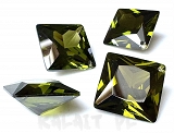 Zirconia AAA+ kwadrat olive 16mm - SRY43