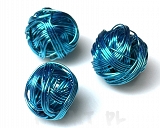 Kula pleciona niebieska 1,7cm 1szt.-CH450