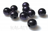 Akrylowe mazane koraliki kulki 0,8cm 10szt.AK80