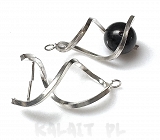 Baza kolczyka zawieszka 3,8cm 1szt.-CH564